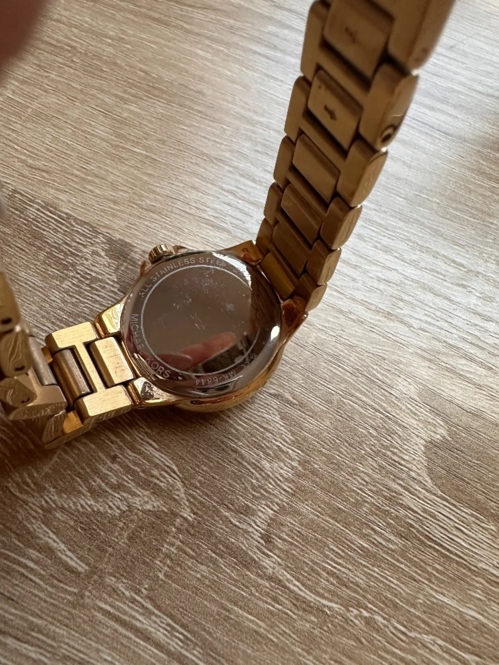 Michael Kors Mini Camille MK6844 Gold Crystal Pavé Watch 33mm
